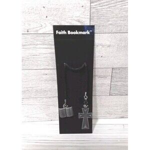 Bible Bookmark Inspirational Faith Gift Silver NEW